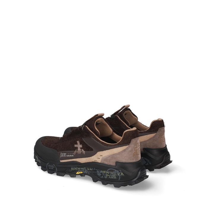 Premiata Devin Brown Suede Sneakers