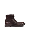 Moma Dark Brown Leather Ankle Boots