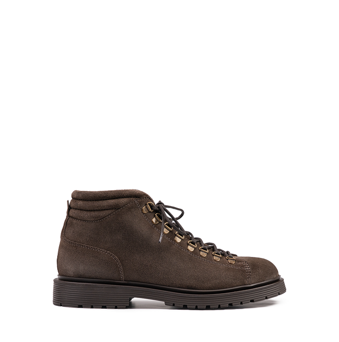 Sturlini Dark Brown Suede Ankle Boots - DOLITA
