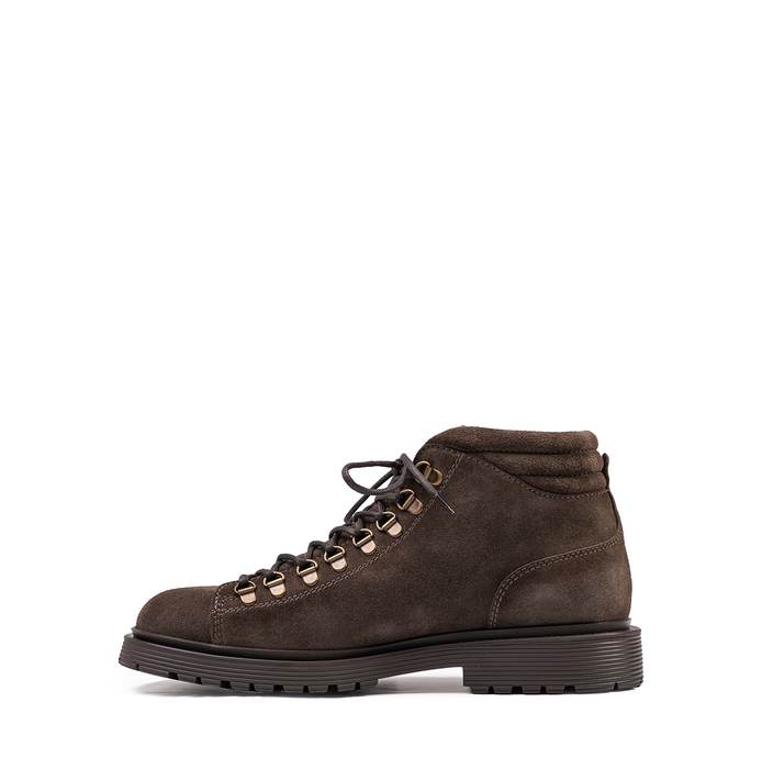 Sturlini Dark Brown Suede Ankle Boots - DOLITA