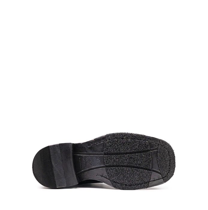 Le Ruemarcel KENZAN U Black Leather Ankle Boots - DOLITA