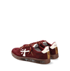 Premiata Bsktclad Burgundy Suede Sneakers