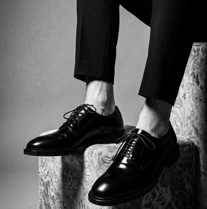 Alexander Hotto Black Leather Lace-ups