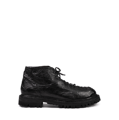 Le Ruemarcel KOTO U Black Leather Ankle Boots