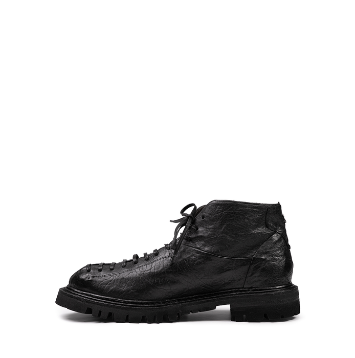 Le Ruemarcel KOTO U Black Leather Ankle Boots