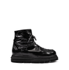 Le Ruemarcel AKIRA D Black Leather Ankle Boots