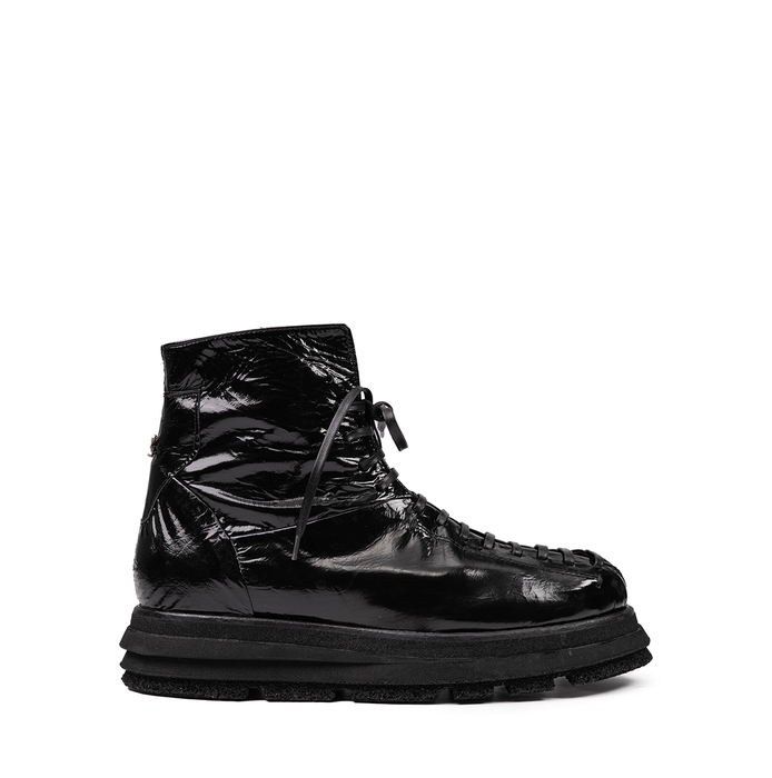 Le Ruemarcel AKIRA D Black Leather Ankle Boots