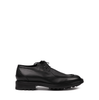 Ernesto Dolani Black Leather Lace-ups - DOLITA