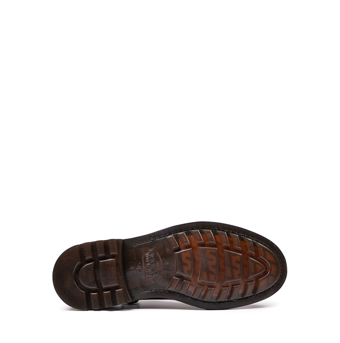Ernesto Dolani Black Leather Lace-ups - DOLITA
