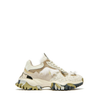 Joiaparis Laugh White Leather and Textile Sneakers