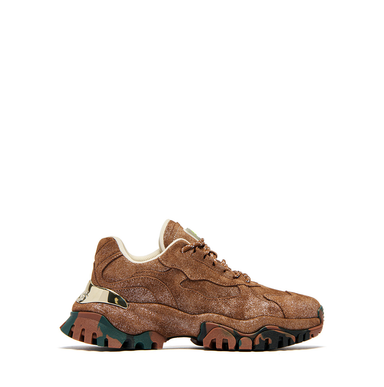 Joiaparis Claw Brown Suede and Textile Sneakers
