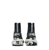 Joiaparis Lazy Black Leather and Textile Sneakers