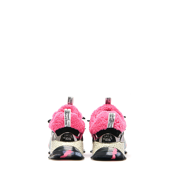 Joiaparis Legacy Fucsia Leather and Textile Sneakers