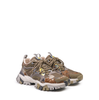 Joiaparis Cross Green Suede and Textile Sneakers