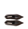 Vittorio Virgili Dark Brown Leather Flats