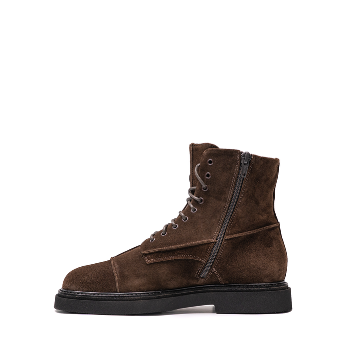 Lorena Paggi Dark Brown Suede Ankle Boots