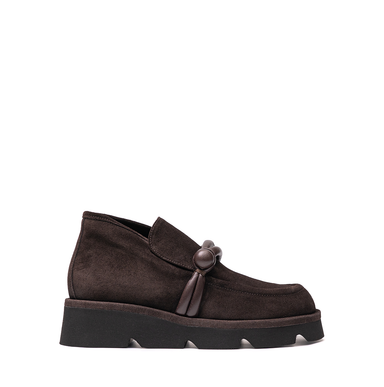 Lorena Paggi Chestnut Brown Suede Ankle Boots