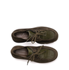 Lorena Paggi Moss Green Suede Lace-ups