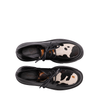 Lorena Paggi Black Leather Lace-ups - DOLITA