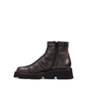 Lorena Paggi Dark Brown Leather Ankle Boots