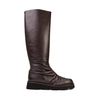 Lorena Paggi Dark Brown Leather Tall Boots