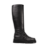 Lorena Paggi Black Leather Tall Boots
