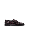 Lorena Paggi Bordeaux Leather Loafers