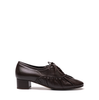 Lorena Paggi Chestnut Brown Leather Lace-ups