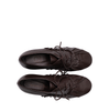 Lorena Paggi Chestnut Brown Leather Lace-ups - DOLITA