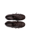Lorena Paggi Chestnut Brown Leather Lace-ups
