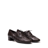 Lorena Paggi Chestnut Brown Leather Lace-ups