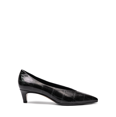 Lorena Paggi Dark Green Leather Flats