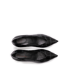 Lorena Paggi Dark Green Leather Flats