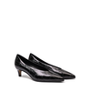 Lorena Paggi Dark Green Leather Flats