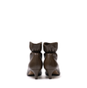 Lorena Paggi Dark Olive Leather Ankle Boots