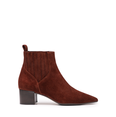 Lorena Paggi Rust Brown Suede Ankle Boots