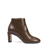 Lorena Paggi Olive Leather Ankle Boots