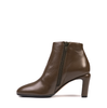 Lorena Paggi Olive Leather Ankle Boots