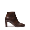 Lorena Paggi Snake Print Leather Ankle Boots