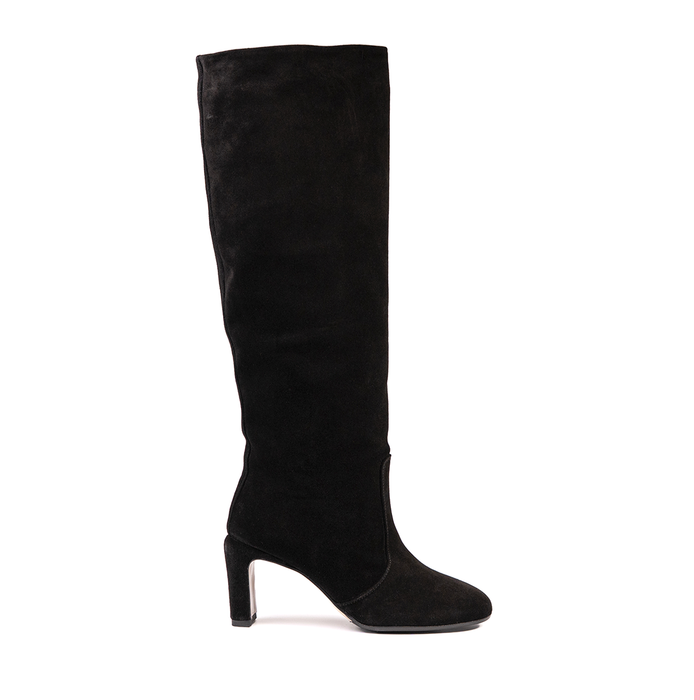 Lorena Paggi Black Suede Tall Boots