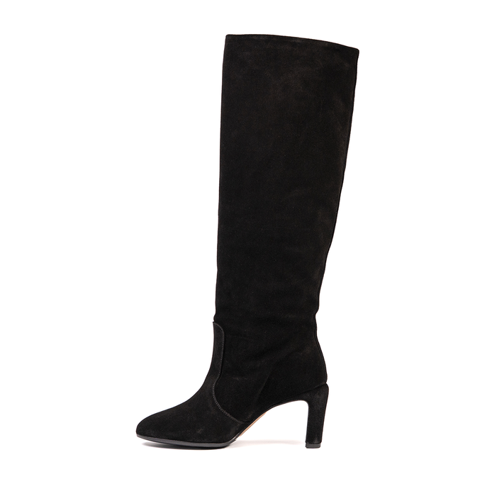Lorena Paggi Black Suede Tall Boots