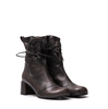 Lorena Paggi Dark Brown Leather Ankle Boots
