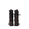 Lorena Paggi Dark Brown Leather Ankle Boots