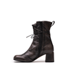 Lorena Paggi Dark Brown Leather Ankle Boots