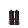 Lorena Paggi Burgundy Leather Ankle Boots