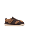 Vic Matie Dark Brown Suede Sneakers