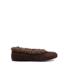 Vittorio Virgili Dark Brown Suede Flats