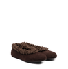 Vittorio Virgili Dark Brown Suede Flats