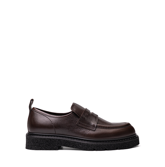 Guglielmo Rotta Kai Brown Leather Loafers