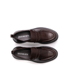 Guglielmo Rotta Kai Brown Leather Loafers